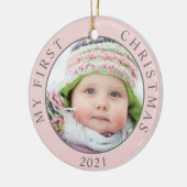 Décoration En Céramique Premier Noël 2 Modèle photo (Gauche)