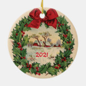 Décoration En Céramique Premier Noël à New Home Orament (Dos)