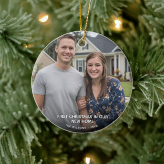Décoration En Céramique Premier Noël à New Home Photo Couple