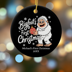 Décoration En Céramique Premier Noël Big Foot Sasquatch Funny Custom