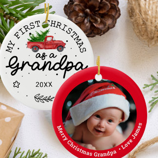 Décoration En Céramique Premier Noël Comme Grand-Père
