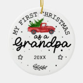 Décoration En Céramique Premier Noël Comme Grand-Père (Devant)