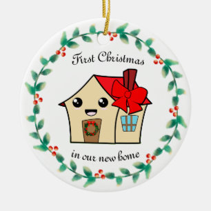 Décoration En Céramique Premier Noël dans la nouvelle maison personnalis