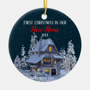 Décoration En Céramique Premier Noël dans notre nouveau pays d'hiver