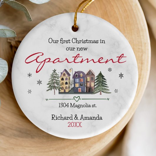 Décoration En Céramique Premier Noël dans notre nouvel appartement mignon