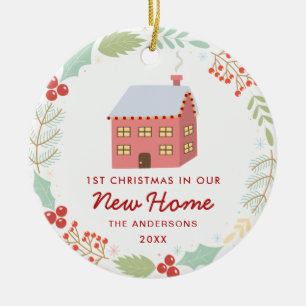 Décoration En Céramique Premier Noël Dans Notre Nouvelle Maison