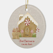 Décoration En Céramique Premier Noël dans notre nouvelle maison (Gauche)