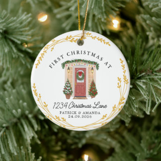 Décoration En Céramique Premier Noël dans notre nouvelle maison