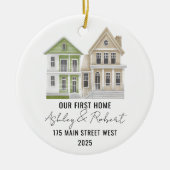 Décoration En Céramique Premier Noël dans notre nouvelle maison 2025 (Devant)