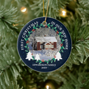 Décoration En Céramique Premier Noël dans notre nouvelle maison photo de l