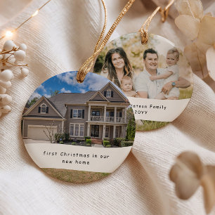 Décoration En Céramique Premier Noël dans notre nouvelle maison Photo pers