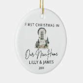 Décoration En Céramique Premier Noël dans notre nouvelle maison propriétai (Droite)