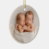 Décoration En Céramique Premier Noël de bébé élégant personnalisé (Droite)