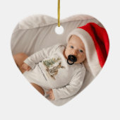 Décoration En Céramique Premier Noël de Joey, coutume (Dos)