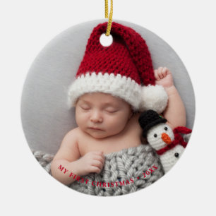 Décoration En Céramique Premier Noël du bébé