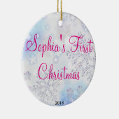 Décoration En Céramique Premier Noël du bébé (Droite)