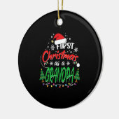 Décoration En Céramique Premier Noël en grand-père Nouveau grand-père (Gauche)