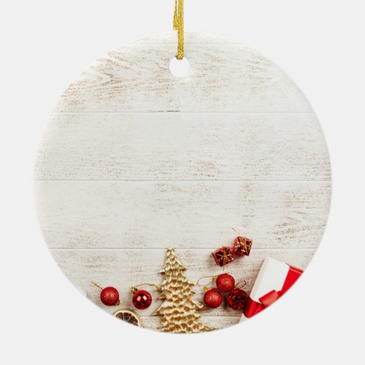 Décoration En Céramique Premier Noël en grands-parents (Dos)