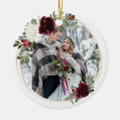 Décoration En Céramique Premier Noël en tant que M. & Mme. (Devant)