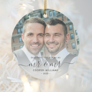Décoration En Céramique Premier Noël en tant que MM Cadeau de souvenir LGB
