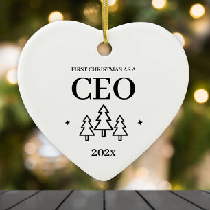 Décoration En Céramique Premier Noël en tant qu'entrepreneur PDG