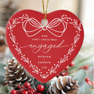 Décoration En Céramique Premier Noël engagé