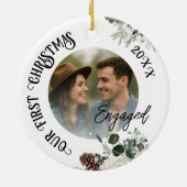 Décoration En Céramique Premier Noël engagé (Dos)