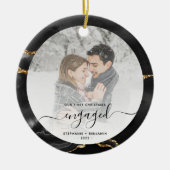 Décoration En Céramique Premier Noël Engagé Photo Black Agate (Devant)