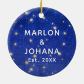 Décoration En Céramique Premier Noël Ensemble Custom Seahorse Couple (Dos)