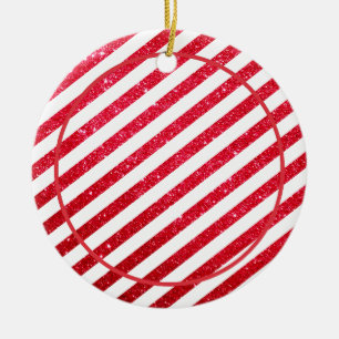 Décoration En Céramique Premier Noël Ensemble Rouge Blanc Photo Couple