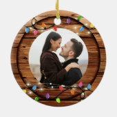 Décoration En Céramique Premier Noël Ensemble Rustique String Photo (Dos)