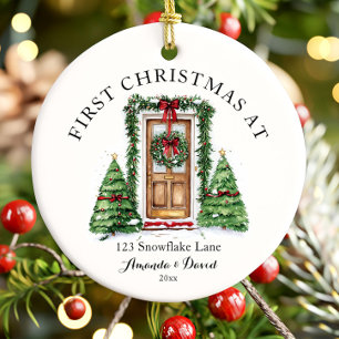 Décoration En Céramique Premier Noël personnalisé dans notre nouvelle mais