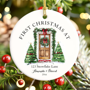 Décoration En Céramique Premier Noël personnalisé dans notre nouvelle mais