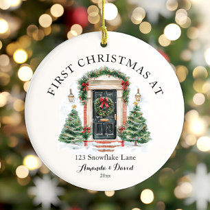 Décoration En Céramique Premier Noël personnalisé dans notre nouvelle mais