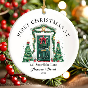 Décoration En Céramique Premier Noël personnalisé dans notre nouvelle mais