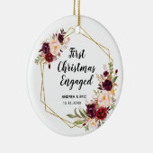 Décoration En Céramique Premier Noël personnalisé engagé (Droite)