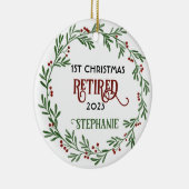 Décoration En Céramique Premier Noël retraité (Droite)