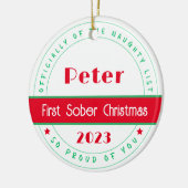 Décoration En Céramique Premier Noël Sobre, Sobriété Minimale (Gauche)