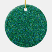 Décoration En Céramique Premier selfie de bébé (arrière - plan vert) (Dos)