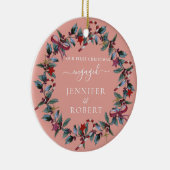 Décoration En Céramique Première couronne photo de Noël (Droite)