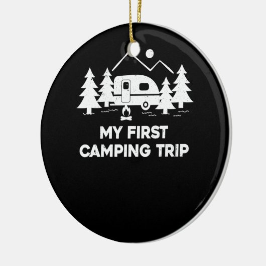 Décoration En Céramique Première excursion en camping Randonnée d'aventure (Gauche)