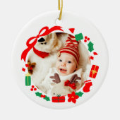 Décoration En Céramique Première Fille Cadeau Noël (Devant)