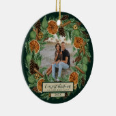 Décoration En Céramique Première Noël Une photo Russe Pine Wreath (Droite)