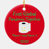 Décoration En Céramique Première pandémie mondiale (Dos)