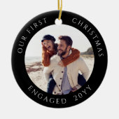 Décoration En Céramique Première photo de Noël engagée (Devant)