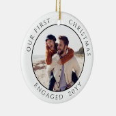 Décoration En Céramique Première photo de Noël engagée (Droite)