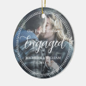 Décoration En Céramique Première photo de superposition de script de Noël (Gauche)