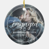 Décoration En Céramique Première photo de superposition de script de Noël (Dos)