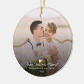 Décoration En Céramique Premières fêtes de Noël mariées (Gauche)