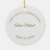 Décoration En Céramique Premiers symboles de communion (Dos)